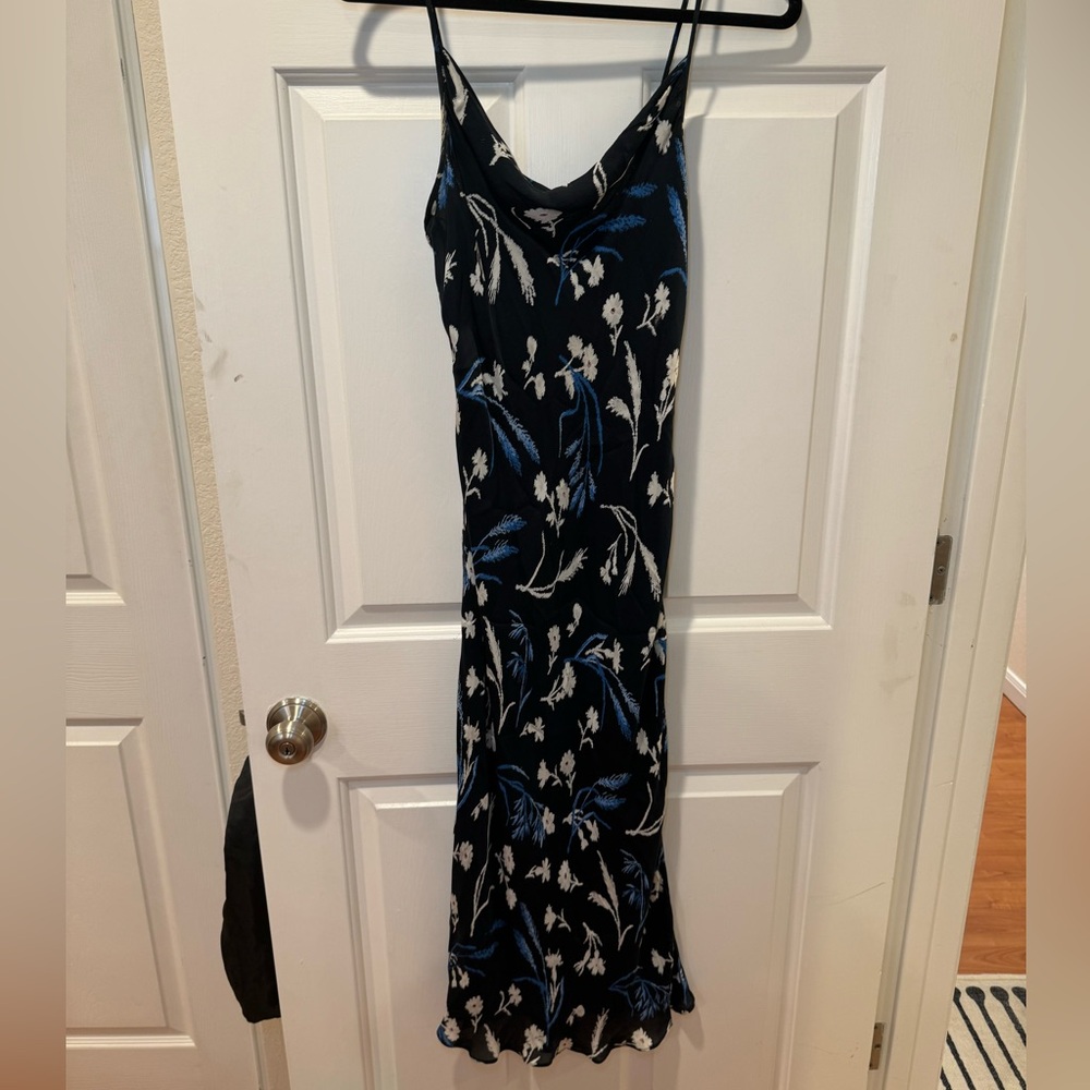 Joie dark floral slip dress